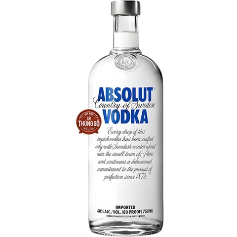 Rượu Vodka Thụy Điển Absolut Original Flavor