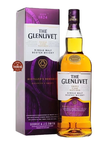 Rượu Whisky Scotland Glenlivet 1824 Triple cask Distiller's Reserve