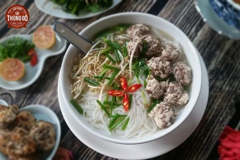  Bún mọc 