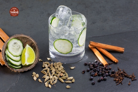 Hương thơm của Gin cùng trái cây tươi giúp bạn có một khởi đầu đầy hứng khởi