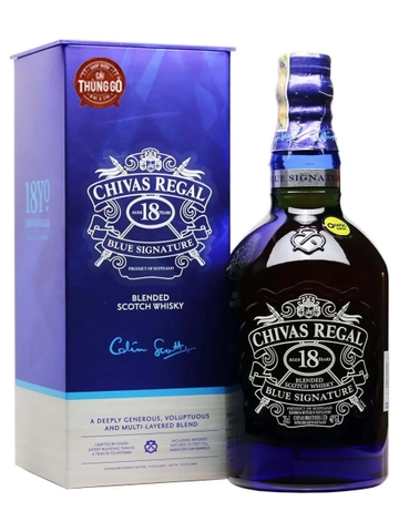 Rượu Whisky Scotland Chivas Regal 18YO Blue Signature 700ml