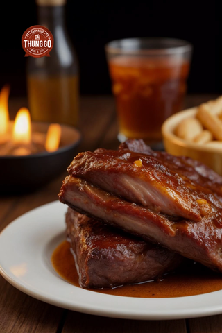 cognac kết hợp thịt ngỗng