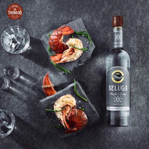 vodka và hải sản