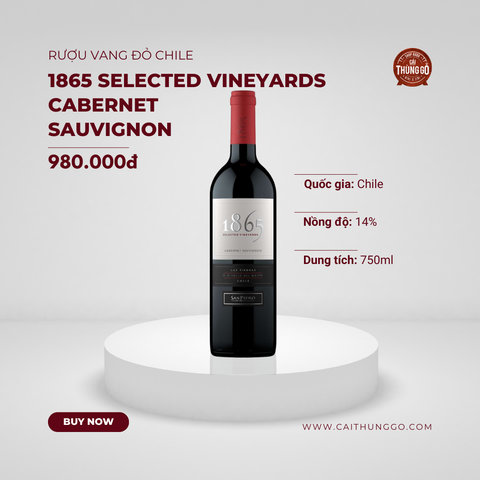 Rượu Vang Đỏ Chile 1865 Selected Vineyards Cabernet Sauvignon 750ml G