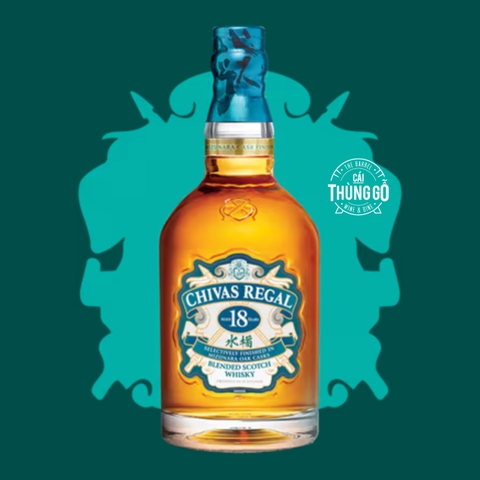Rượu Whisky Scotland Chivas Regal 18YO Mizunara Oak Cask 700ml G