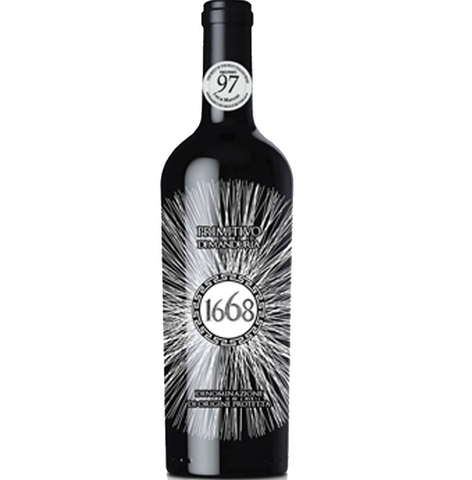 Rượu Vang Đỏ Ý 1668 Primitivo Di Manduri 750ml G