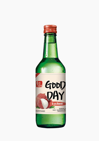 Rượu Soju Hàn Quốc Good Day Lychee Vị Vải VN 360ml G