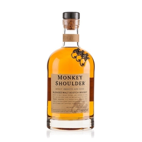 Rượu Whisky Scotland Monkey Shoulder Batch 27 700ml G