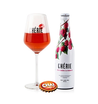 Bia Bỉ Cherie Framboise 330ml Thùng 12 Chai G