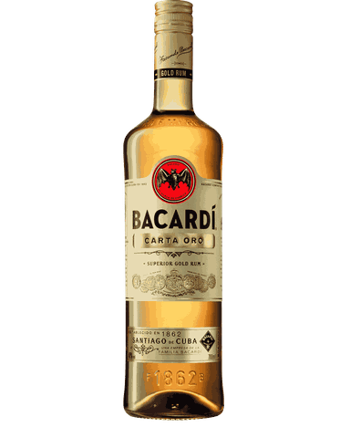 Rượu Rum Puerto Rico Bacardi Carta Oro Gold Rum 1000ml S
