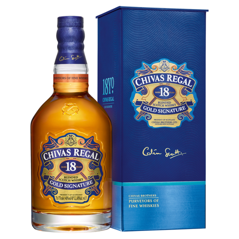 Rượu Whisky Scotland Chivas Regal 18Yo Gold Signature 700ml S