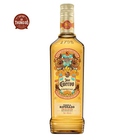 Rượu Tequila Mexico Jose Cuervo Tequila Reposado Gold A Waken The Fiestar 750ml G