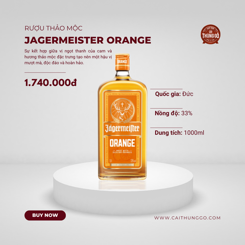 Rượu Thảo Mộc Đức Jagermeister Orange 1000ml S