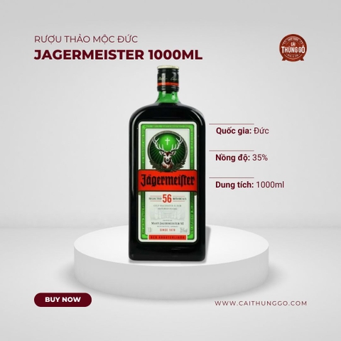 Rượu Thảo Mộc Đức Jagermeister 1000ml S