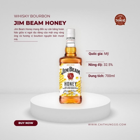 Rượu Whisky Mỹ Jim Beam Honey 700ml G