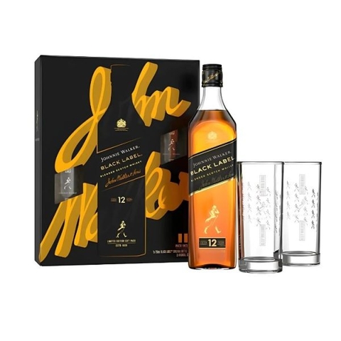 Rượu Whisky Scotland Johnnie Walker Black Label 12YO 750ml HQ F24 G