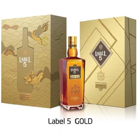 Rượu Whisky Scotland Label 5 Gold 700ml HQ G