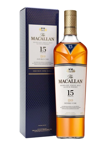 Rượu Whisky Scotland Macallan 15YO Double Cask Highland 700ml G