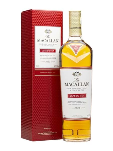 Rượu Whisky Scotland Macallan Classic Cut 700ml 2022 52.5%
