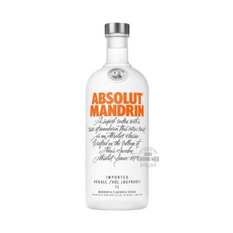 Rượu Vodka Thụy Điển Absolut Mandrin 750ml S