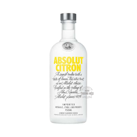 Rượu Vodka Thụy Điển Absolut Citron Chanh 750ml S