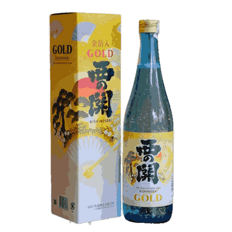 Rượu Sake Nhật Nishinoseki Lá Vàng 1.8L G