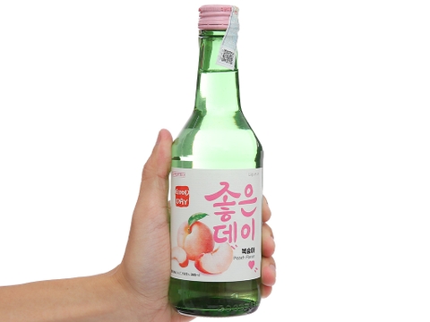 Rượu Soju Hàn Quốc Good Day Peach Vị Đào VN 360ml G