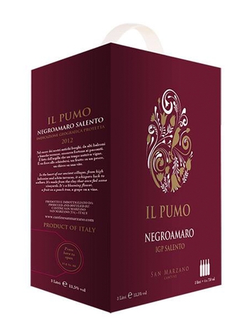 Rượu Vang Bịch Đỏ IL Pumo Negroamaro BIB 3 Lít G