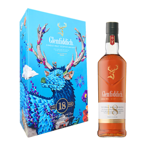 Rượu Whisky Scotland Glenfiddich 18YO 700ml HQ F24 G