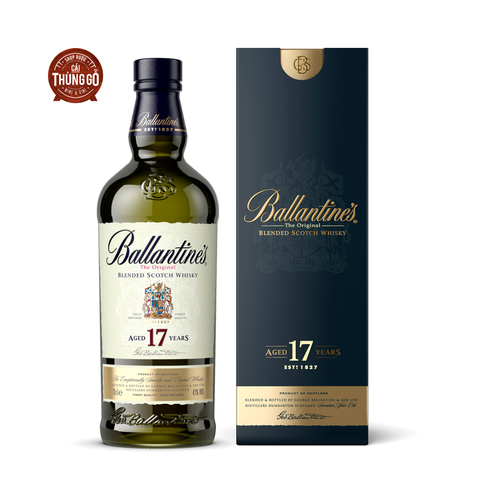 Rượu Whisky Scotland Ballantine's 17YO 700ml G