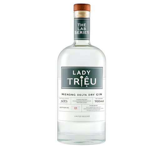Rượu Gin Việt Nam Lady Triệu Mekong Delta Dry Gin 700 S