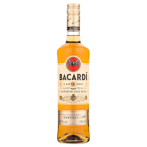 Rượu Rum Puerto Rico Bacardi Carta Oro Gold Rum 750ml G