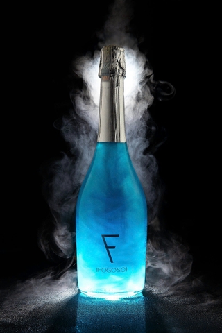 Rượu Vang Nổ Tây Ban Nha Fogoso Azul 750ml Có Đèn G