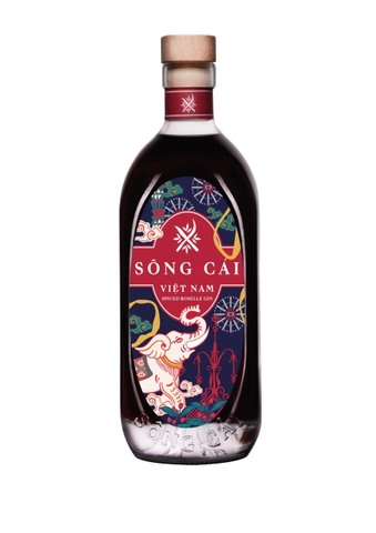 Rượu Gin Việt Nam Sông Cái Roselle Gin 700ml G