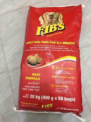 Fibs Adult-Bao 20kg(50x400g)-Thức ăn chó