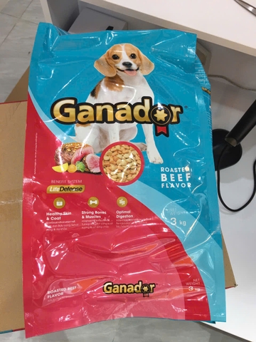 Ganador Adult Roasted Beef Flavor-Thùng 12kg(4x3kg)-Thức ăn chó