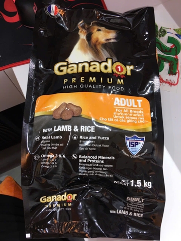 Ganador Adult Lamb&Rice-Thùng 9kg(6x1.5kg)-Thức ăn chó