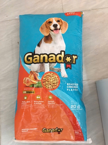 Ganador Adult Roasted Chicken Flavor-Bao 20kg(50x400g)-Thức ăn chó