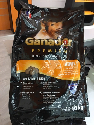 Ganador Adult Lamb&Rice-Bao 10kg-Thức ăn chó