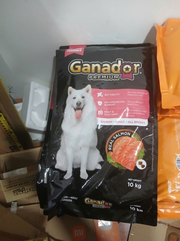 GANADOR PREMIUM DOG ADULT WITH SALMON_10KG VN THỨC ĂN CHÓ