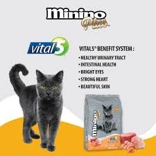 Minino Plus Adult Chicken&Fish&Rice-Thùng 9kg(6x1.5kg)-Thức ăn mèo