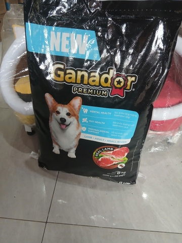 GANADOR PREMIUM DOG ADULT SMALL BREED WITH LAMB_8KG (20X0.4KG) VN THỨC ĂN CHÓ