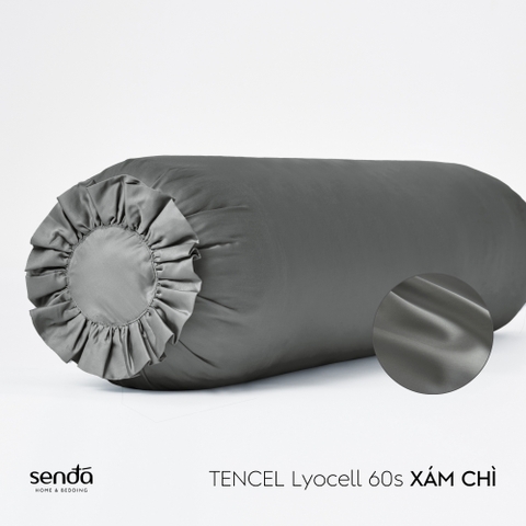 Vỏ gối ôm Lụa Tencel trơn màu 5