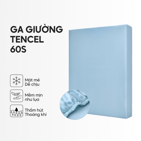 Ga giường Lụa Tencel trơn màu 2
