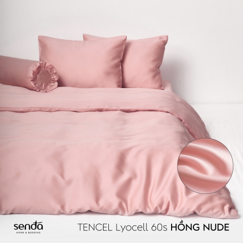 Bộ 5 món chăn ga gối Lụa Tencel trơn màu 5