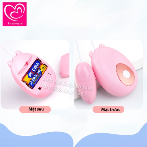 [Mã 06]Trứng rung 2 đầu hình gấu dễ thương | Pin ngoài 3A