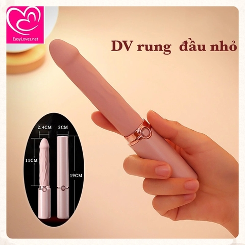 [Mã 112]Dương vật giả rung đầu nhỏ nắp kín đáo | Sạc tích điện