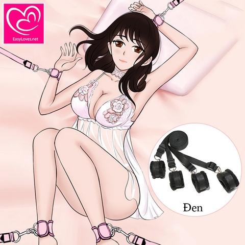 [Mã 121] Bộ Dây SM trói tay chân trên giường