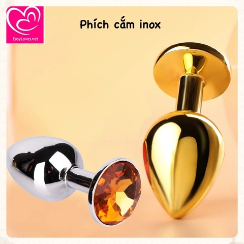 [Mã 50] Butt plug kim loại kích thích lỗ nhị