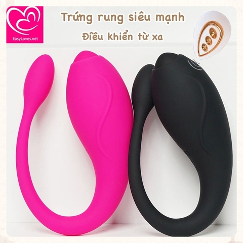 [Mã 51]Trứng rung tình yêu không dây cao cấp siêu mạnh | Sạc tích điện